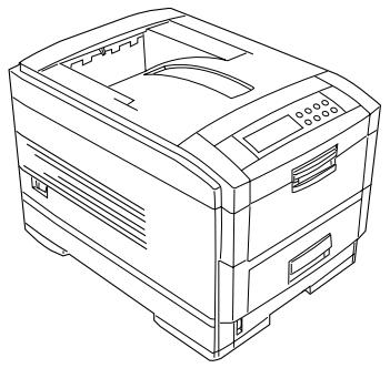 OKI C7200N - Sortie par le haut (par défaut) - 1