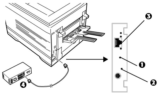 OKI C7200N - Connexion réseau - 1