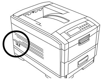 OKI C7200N - Mettez l'imprimante sous tension - 3