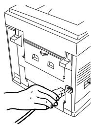 OKI C7200N - Mettez l'imprimante sous tension - 1