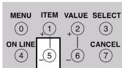 OKI C7500DXN - Touche ITEM – - 1