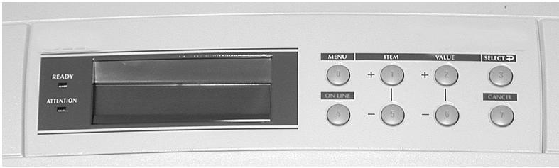 OKI C7500DXN - Touches du panneau de commande - 1