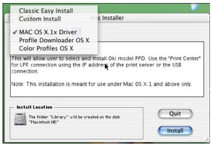 OKI C7500NCCS - Installation du pilote - 1
