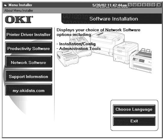 OKI C7500NCCS - Installation de l'utilitaire OkiNet pour Netware - 1