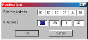 OKI C7550N - IP Address Setup (Configuration de l'adresse IP) - 1