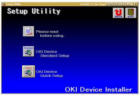 OKI C7550N - Sélectionnez [Admin Mgr/Quick Setup]. - 3