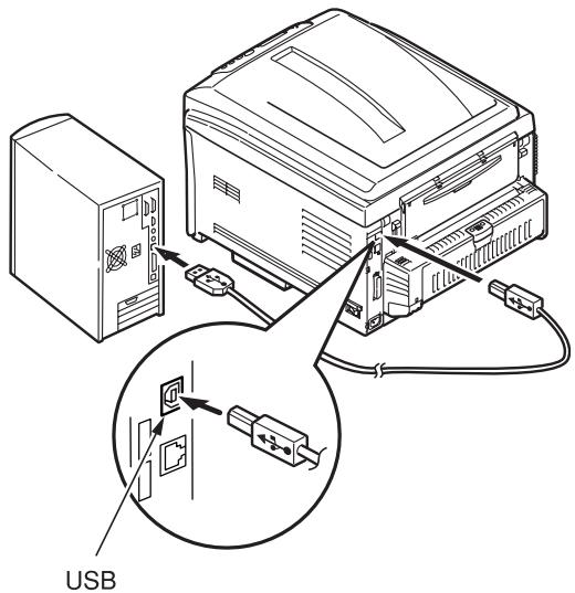OKI C830DTN - Conexión USB - 1