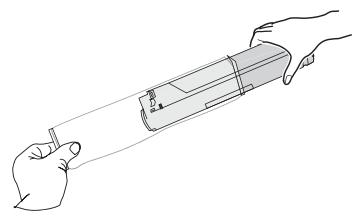 OKI C830DTN - Installation de la cartouche de toner - 1