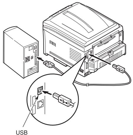 OKI C830DTN - Conexão USB - 1