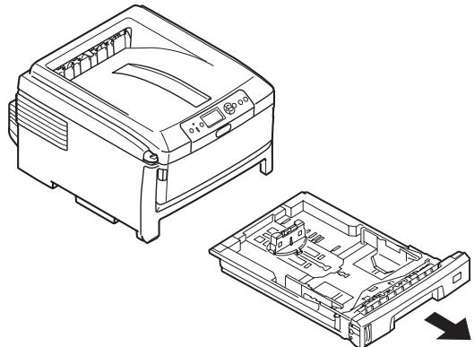 OKI C830DTN - Chargement du papier - 1