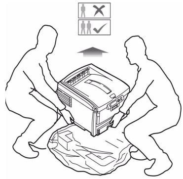 OKI C830DTN - Instale la impresora - 1