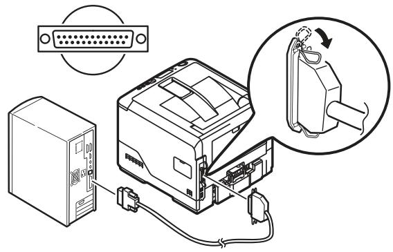 OKI C830DTN - Conexão paralela (em algunos modelos) - 1
