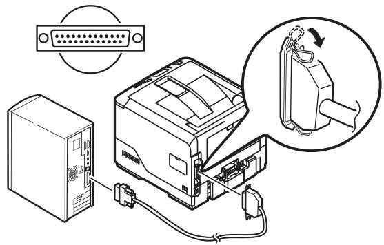 OKI C830DTN - Connexion parallele (Modèles avec port parallel) - 1