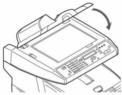 OKI CX2032MFP - Mantenimiento Limpieza del vidrio del ADF - 3