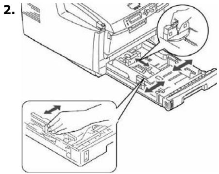 OKI CX2032MFP - Chargement du papier - 2