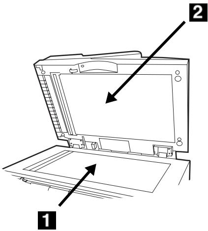 OKI CX2032MFP - Mantenimiento Limpieza del vidrio del ADF - 2