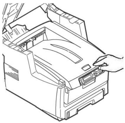 OKI CX2032MFP - Dégagement des bourges   Bourges dans l'imprimante (suite) - 1