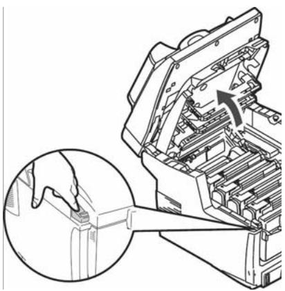 OKI CX2032MFP - Éteignez l'imprimante! - 3