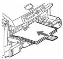 OKI CX2033MFP - Carga de medios de impresión Nota - 3