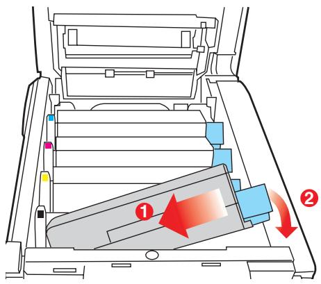 OKI CX2033MFP - Replacing Toner Cartridges (cont.) - 5