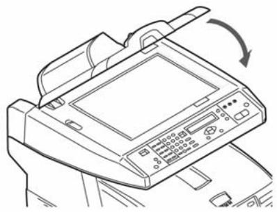 OKI CX2033MFP - Mantenimiento Limpieza del vidrio del ADF - 3