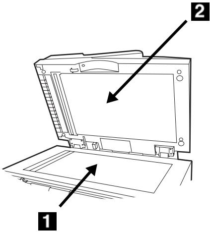 OKI CX2033MFP - Maintenance (suite) Nettoyage du verre du CAD - 2