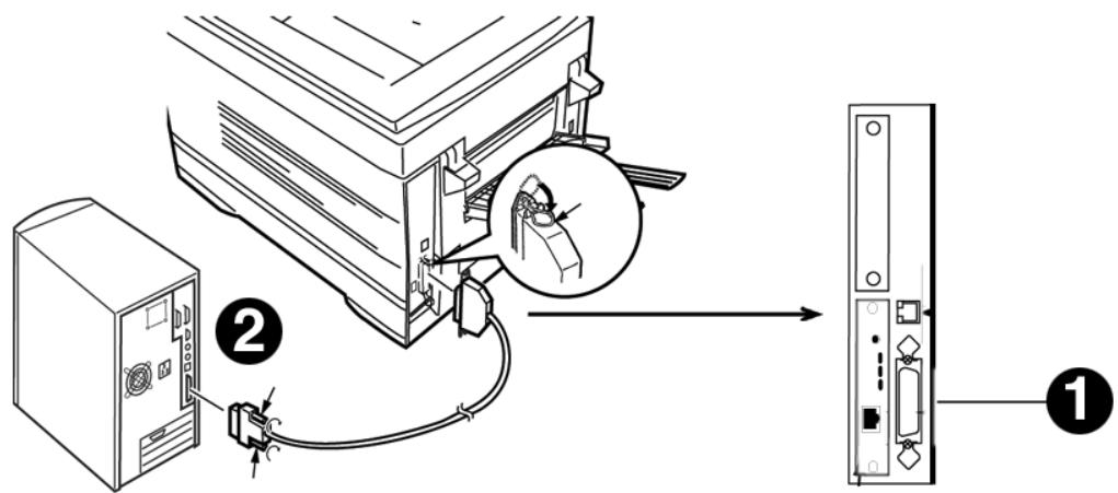 OKI ES2426N - Pour imprimer une page de démonstration: - 1