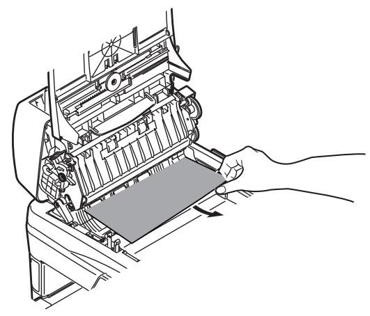 OKI MB460MFP - Documento atolado no AAD - 2