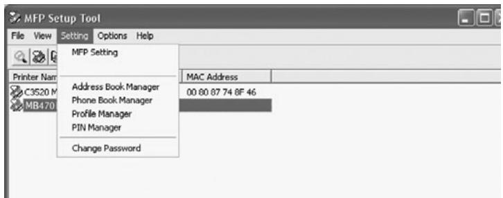 OKI MB460MFP - Herramienta de configuración de la MFP (sólo Windows) - 1