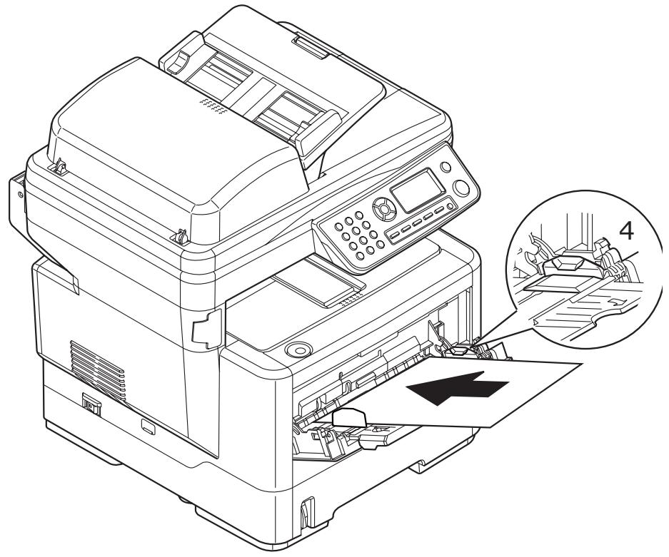 OKI MB480MFP - Chargement du papier : Bac multifonctionnel (MB470 MFP et MB480 MFP) - 3