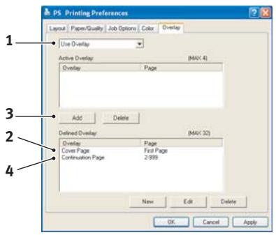 OKI MB480MFP - Impression avec des superpositions Postscript - 1