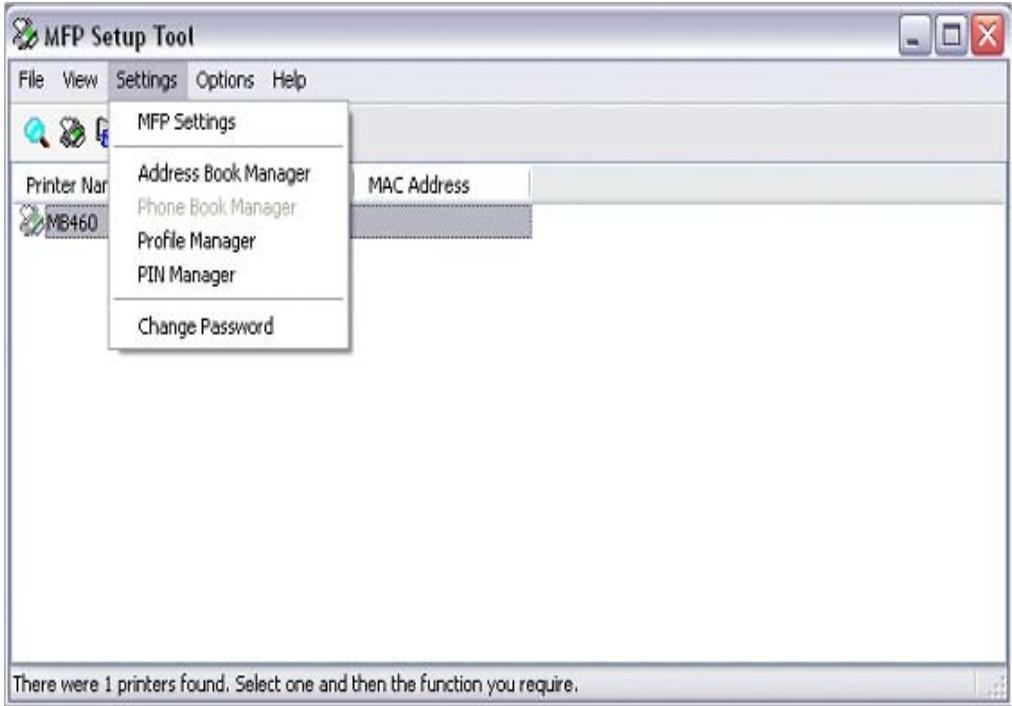 OKI MB480MFP - ...depuis l'outil de configuration - 1