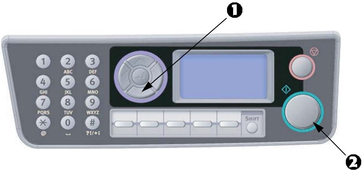 OKI MB480MFP - ...depuis le panneau de commande - 1