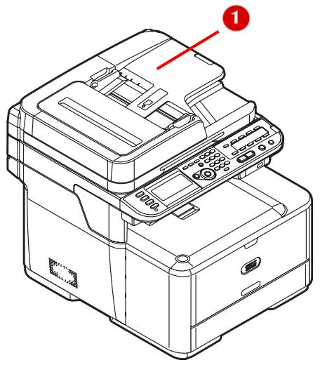 OKI MC561MFP - Chargement des documents à numériser - 1