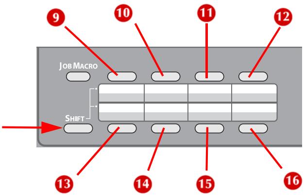 9 10 11 12 JOB MACRO SHIFT 13 14 15 16