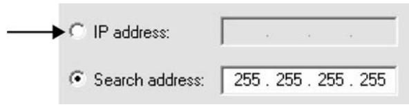 OKI ML 420 - Entrée de l'adresse IP de l'imprimante - 1