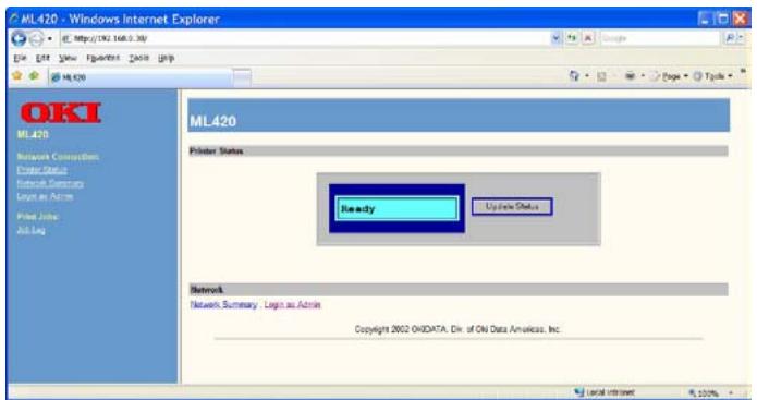 OKI ML 420 - Utilización de la utilidad Oki ExtendView para configurar su dirección IP - 4