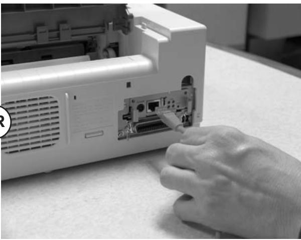 OKI ML 420 - Installing the OkiLAN 6130 Network Card - 6