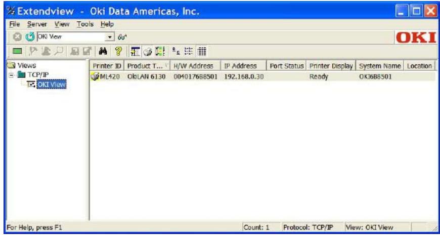 OKI ML 491 - Using OKI's ExtendView Utility to Configure Your IP Address - 1