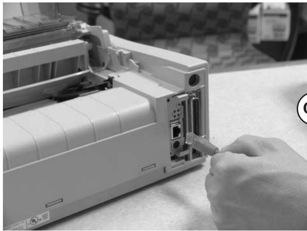 OKI ML 620 - Installation de la carte réseau OkiLAN 6130 - 8