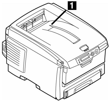 OKI MPS6150C - Top (Face Down) Exit Tray - 1