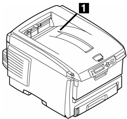 OKI MPS6150C - Bandeja de salute superior (cara abajo) - 1