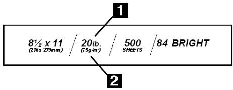 OKI MPS6150C - Exemple d'étiquette de rame - 1