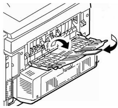 OKI MPS6150C - Ouvrez le bac de sortie arrrière - 2