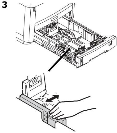 OKI MPS710C - Bacs 1, 2 et 3 optionnel (suite)   Chargement des supports d'impression - 3