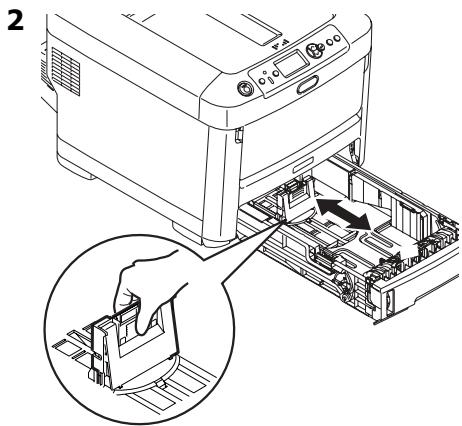 OKI MPS710C - Tray 1 and Optional Trays 2 and 3 (cont.) Loading Paper - 2