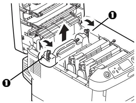 OKI MPS710C - Dégagement des bourges (suite) - 2