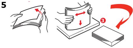 OKI MPS710C - Bandeja 1, Bandejas 2 y 3 Oportun (cont.) Carga del papel - 5
