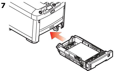 OKI MPS710C - Bacs 1, 2 et 3 optionnel (suite)   Chargement des supports d'impression - 7