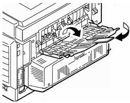 OKI MPS710C - Ouvrez le bac de sortie arrêté - 1